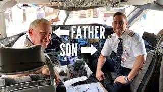 United 787 Captain Flies With His Son as First Officer to Osaka