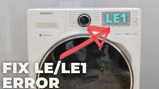 LE Samsung Washing Machine You Can Fix This Error Code Reset LE1