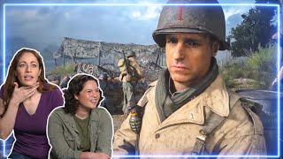 Female Marines REACT to Omaha Beach from Call of Duty WWII | Experts React