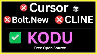 Kodu: NEW Cline Alternative! AI Coding Agent BEATS v0, Cursor, Bolt.New, & Cline! - Local + FREE!