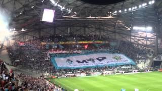 Marseille vs St. Etienne 28/9/14 teams entrance