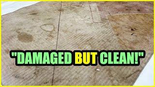 Damaged Due to Years of Negligence  | Satisfying ASMR Rug Cleaning  | C3 LAUNDRY SERVICE