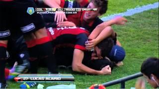 Gol de Alario. Colón 2 - Olimpo 1. Fecha 19. Torneo Final 2014. FPT