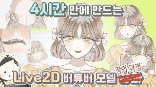 4시간 만에 버튜버 모델 만들기  Live2D 모델 제작 과정 + 꿀팁?