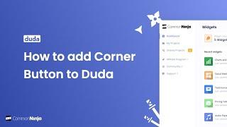 How to add a Corner Button to Duda