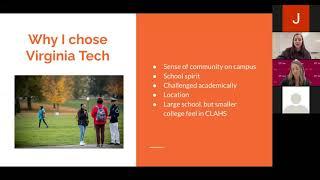 Virginia Tech College of Liberal Arts and Human Sciences Virtual Visit 03262021