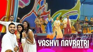 Kinjal Dave's BEST Navratri Dance Moves Ever! | Yashvi Navratri Day 04 | Vatsal Jariwala | #vlog 211