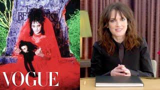 Winona Ryder Breaks Down 15 Looks, From Beetlejuice to Stranger Things | Life in Looks | Vogue