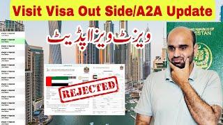  Dubai Visit Visa New Updates; Outside Apply and A2A Apply for pakistani, Visit visa for pakistani