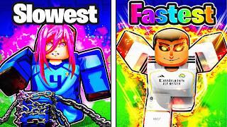 Slowest To FASTEST Styles in Blue Lock Rivals (Roblox)