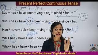 Present Perfect Continuous Tense || Has / Have been uses || Tense with examples