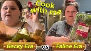 Amberlynn Cooking | Becky Era vs Faline Era