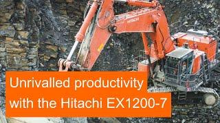 Unrivalled productivity with Hitachi EX1200-7