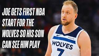 Joe Ingles' son gets to watch him play live for the first time ️