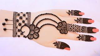 Easy Beautiful Jewellery mehndi design for eid l Backhand Mehandi ka design l Stylish mehndi designs