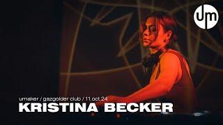 Indie Electro | KRISTINA BECKER | Gazgolder Club | 11 Oct 24 |#dj #music #party