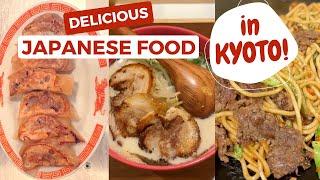 Delicious Japanese Food in Kyoto Japan (Kyoto Food Tour) Kyoto Food Guide! Happy Trip