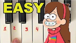 Gravity Falls - EASY Tutorial (Opening Theme)