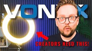 CREATOR? YOU NEED THIS! Vonyx RL20 Desktop LED Ring Light with Phone Holders - Unboxing and Demo!