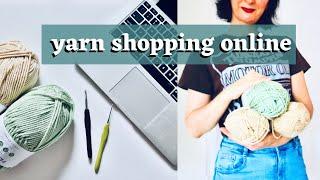 come yarn shopping with me.tips and tricks for online yarn shopping.paint box yarn.ice yarn haul.