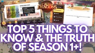 Call of Dragons | The Top 5 Things To Know About Season 1+ Before You Enter This Merged Kingdom!