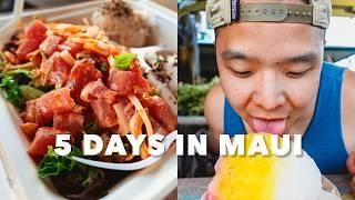 MAUI HAWAII travel vlog | favorite food & poke, road to hana, haleakala sunset, snorkeling