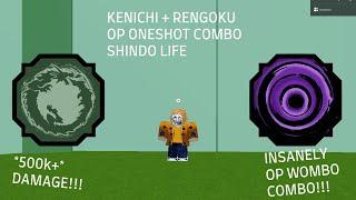 KENICHI + RENGOKU OP ONESHOT COMBO | Shindo Life Roblox