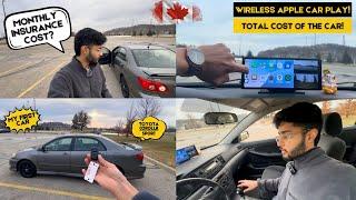 How Much I Paid for My First Car in Canada | Cost of Car Insurance | Full Walkthrough 