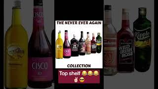 Collection of top shelf drinks. #memes #newvideo #humor #funnyvideos #drinkingwine  #maddog #crazy