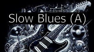 Slow Blues Jam | Sexy Guitar Backing Track (A)