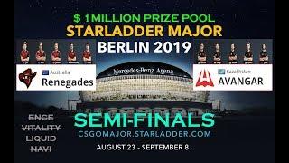 [EN] Renegades vs AVANGAR | StarLadder Major Berlin 2019: Semi-Finals | CSGO 60fps