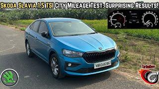 Skoda Slavia 1.5 TSI Manual Real-World City Mileage Test: Can It Beat Expectations?