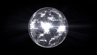 Mirror Ball Disco Lights Club Dance Party Glitter Background - 3 Hours VJ Loop