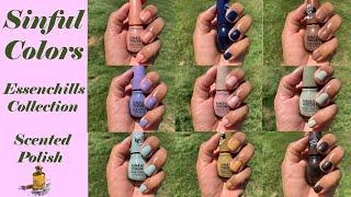 Sinful Colors Essenchills Scented Polish Collection Review - Live Swatches!