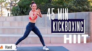 HIGH INTENSITY CARDIO KICKBOXING HIIT MUSIC Workout | BURN 550 CALORIES! | "Fun &  SUPER Sweaty"