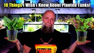 10 Things I Wish I Knew Before I Started Keeping Planted Tanks!