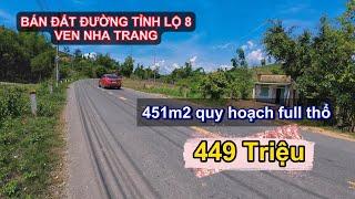 Dân Tách Bán Đất Tỉnh Lộ 8 Khánh Bình Khánh Vĩnh Khánh Hòa