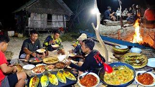 Hari ke 6 di PULAU TERPENCIL, makan seafood fresh tinggal cari ke Laut