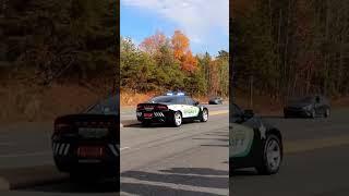 Hellcat Gets Pulled Over But Not The Camaro ?? #dodge #charger #hellcat #chevrolet #camaro