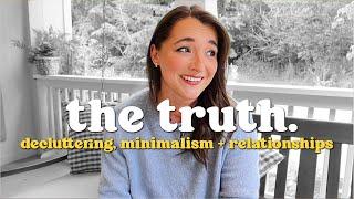 What happened AFTER I decluttered 80% The TRUTH about consumerism, minimalism, ADHD & relationships