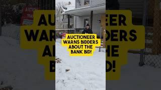 Investors SHOCKED by Bank Bid at Foreclosure Auction!