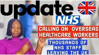 Nhs currently recruiting overseas healthcare work with visa sponsorship/ NHS workers leaving the uk