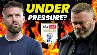 Which Championship Managers Are Under Pressure Right Now?