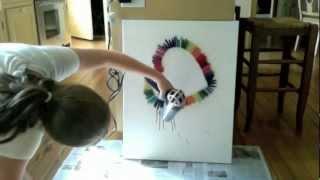 Melted Crayon Art