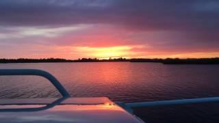 Beautiful sunset in Friesland time lapse