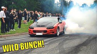 WILDEST Muscle Car Burnout Party!! - Vantaa Cruising 8/2024 *Part 1*