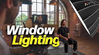 How to Lighting Interviews with Windows | Aputure  amaran