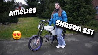  Amelie ihre SIMSON S51  Moped Vorstellung | Simsonnito