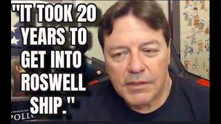 Former Staff Sgt in US Air Force says it took 20 YEARS to breach the hull of Roswell crashed ship.
