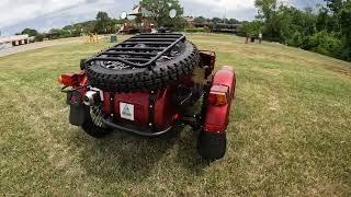 Ural Sidecar Motorcycle — Garnet Red